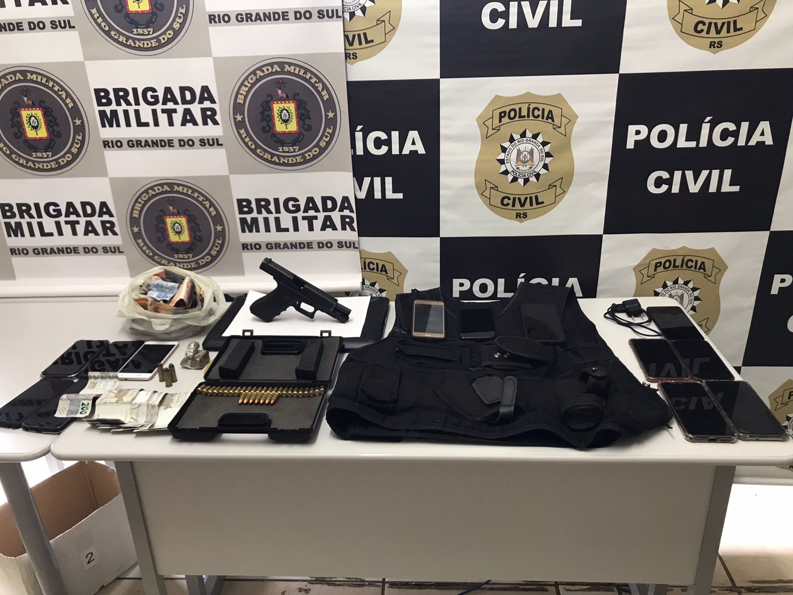 Polícia Civil e Brigada Militar deflagram Operação Ponto Final em