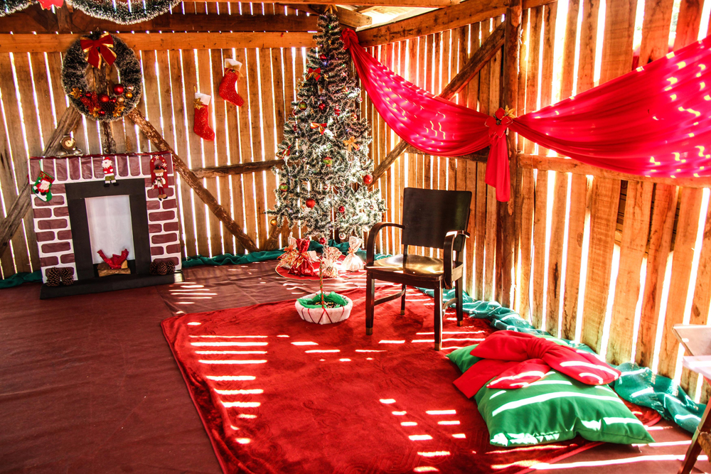 Parte interna da Casa do Papai Noel