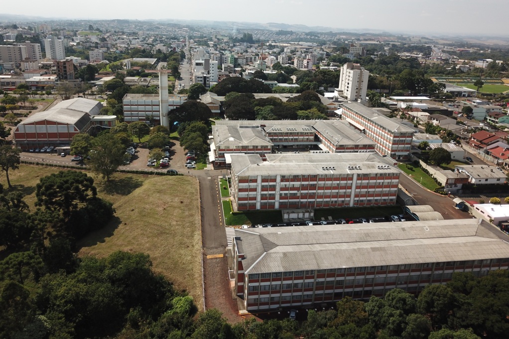Vista aérea da URI campus Erechim | Foto: URI Erechim/Comunicação