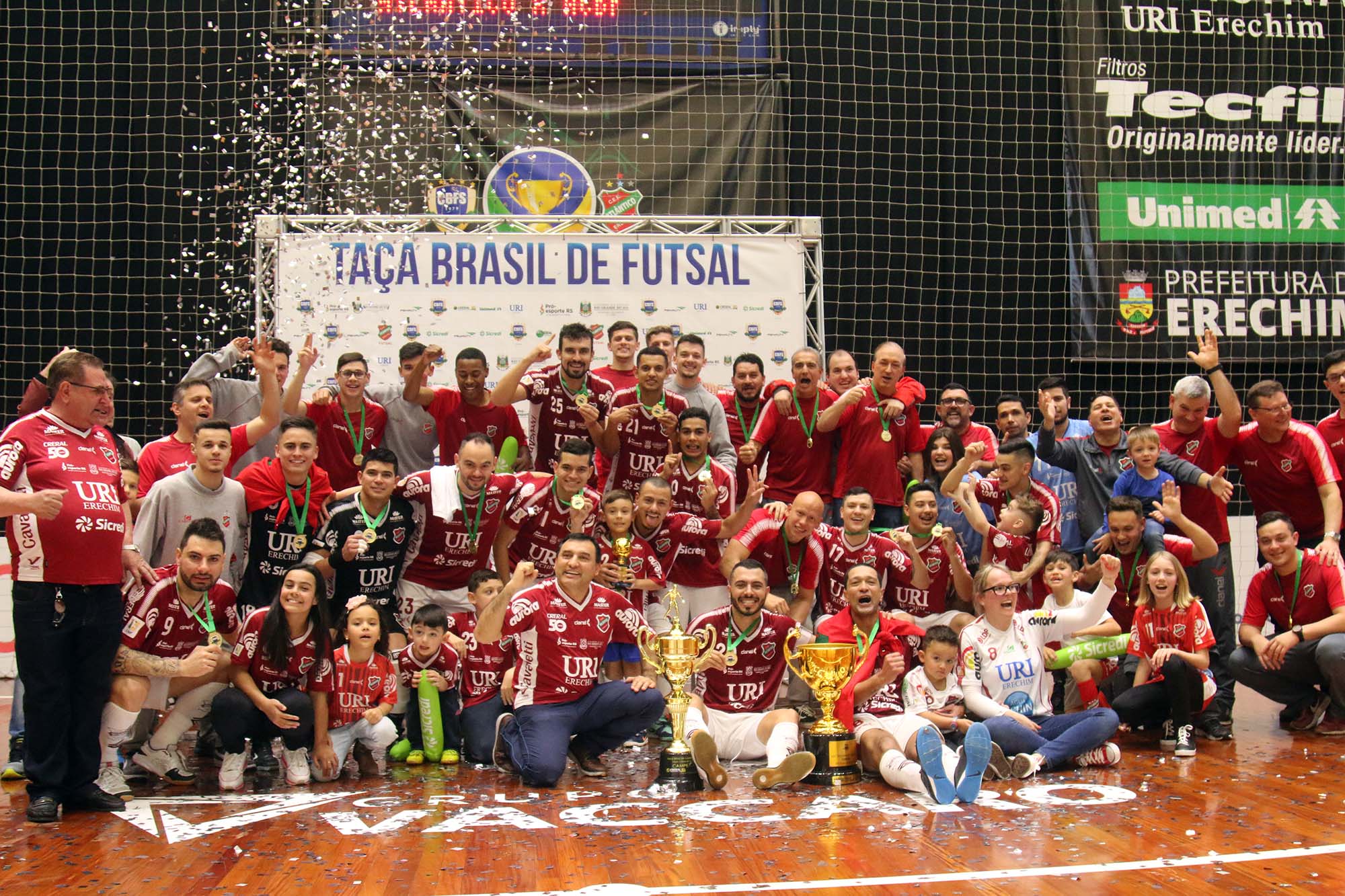 Atlântico é o atual campeão da Taça Brasil de Futsal | Foto: Atlântico Futsal/Divulgação
