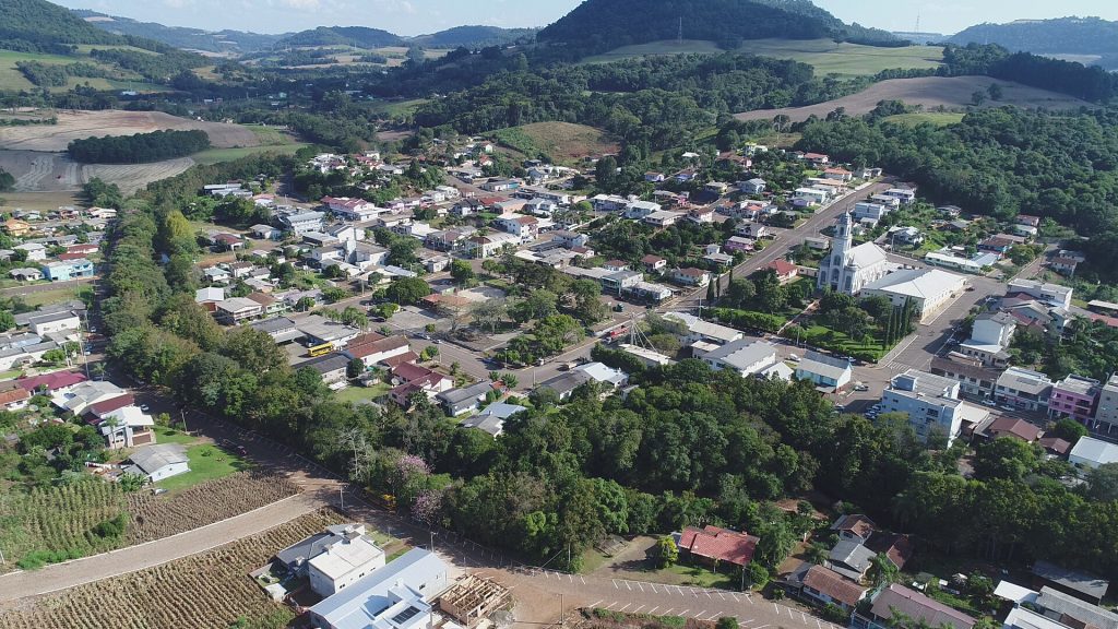 Vista aérea de Severiano de Almeida  | Foto: Prefeitura/Ascom